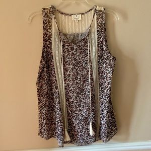 Ember Missy Boho Sheer Lace Blouse